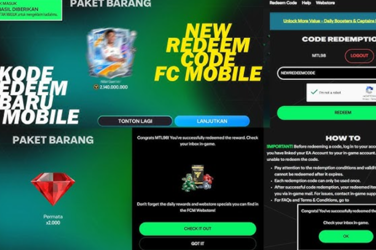 Kode Redeem FC Mobile Februari 2026, LUCKYSTALLION & Pack Icon OVR 108+ Gratis Sebelum Kuota Habis!
