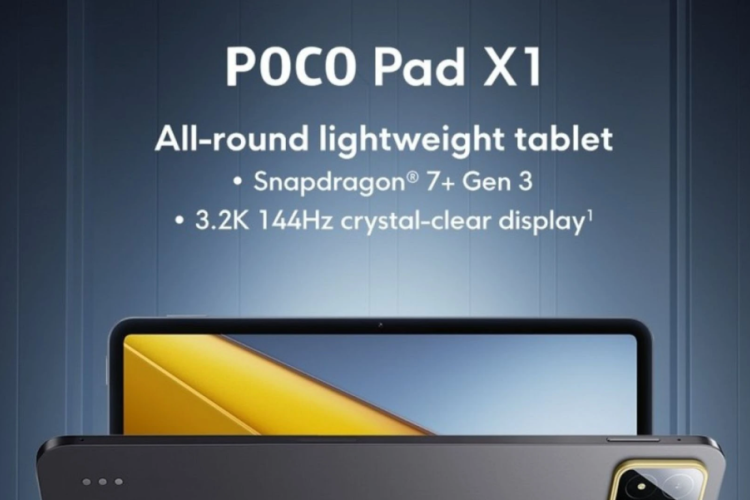 Spesifikasi Tablet Poco Pad X1, Rilis! Hadirkan 8.850 mAh dengan Prosesor yang Mumpuni!